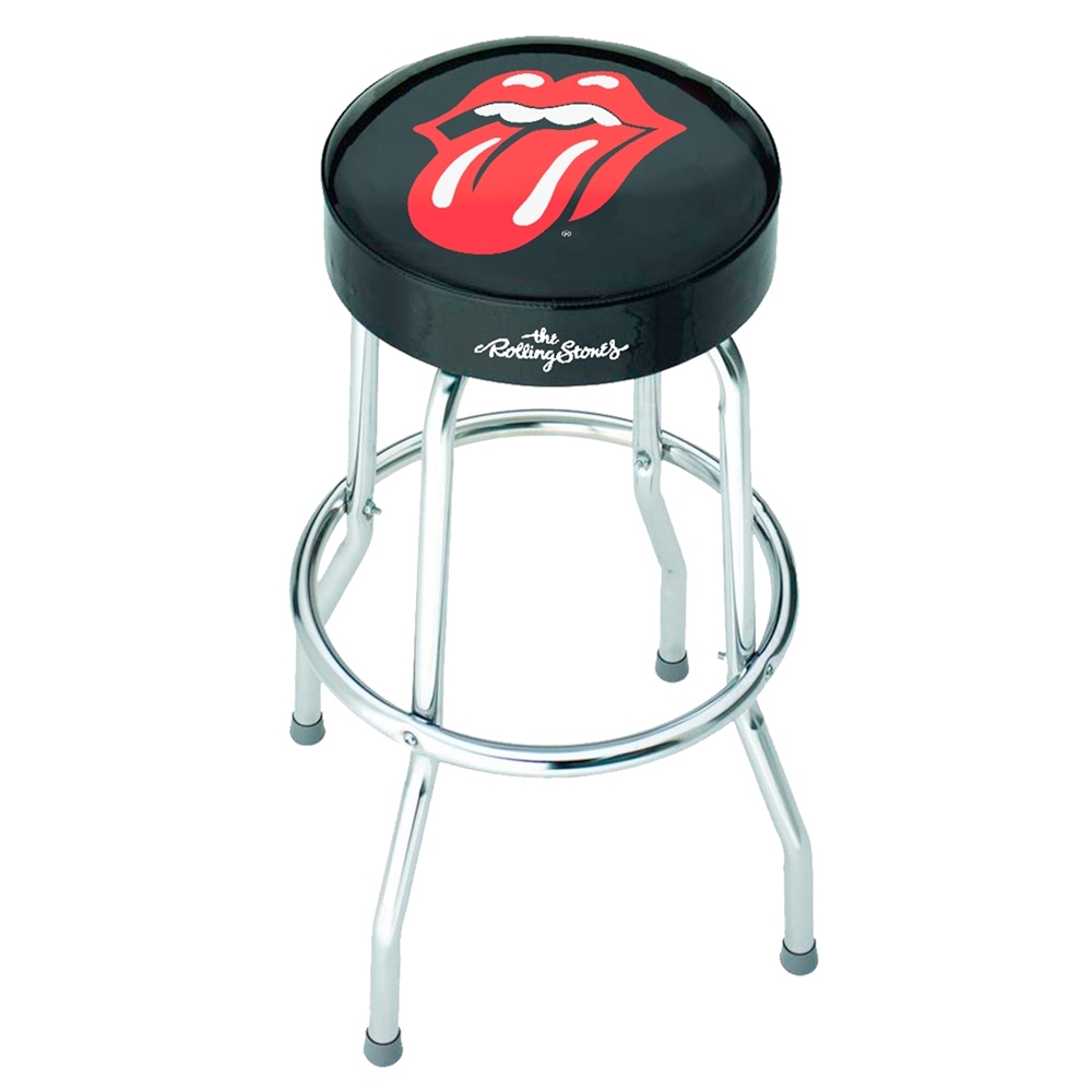 Rocksax The Rolling Stones - Tongue Bar Stool - Black